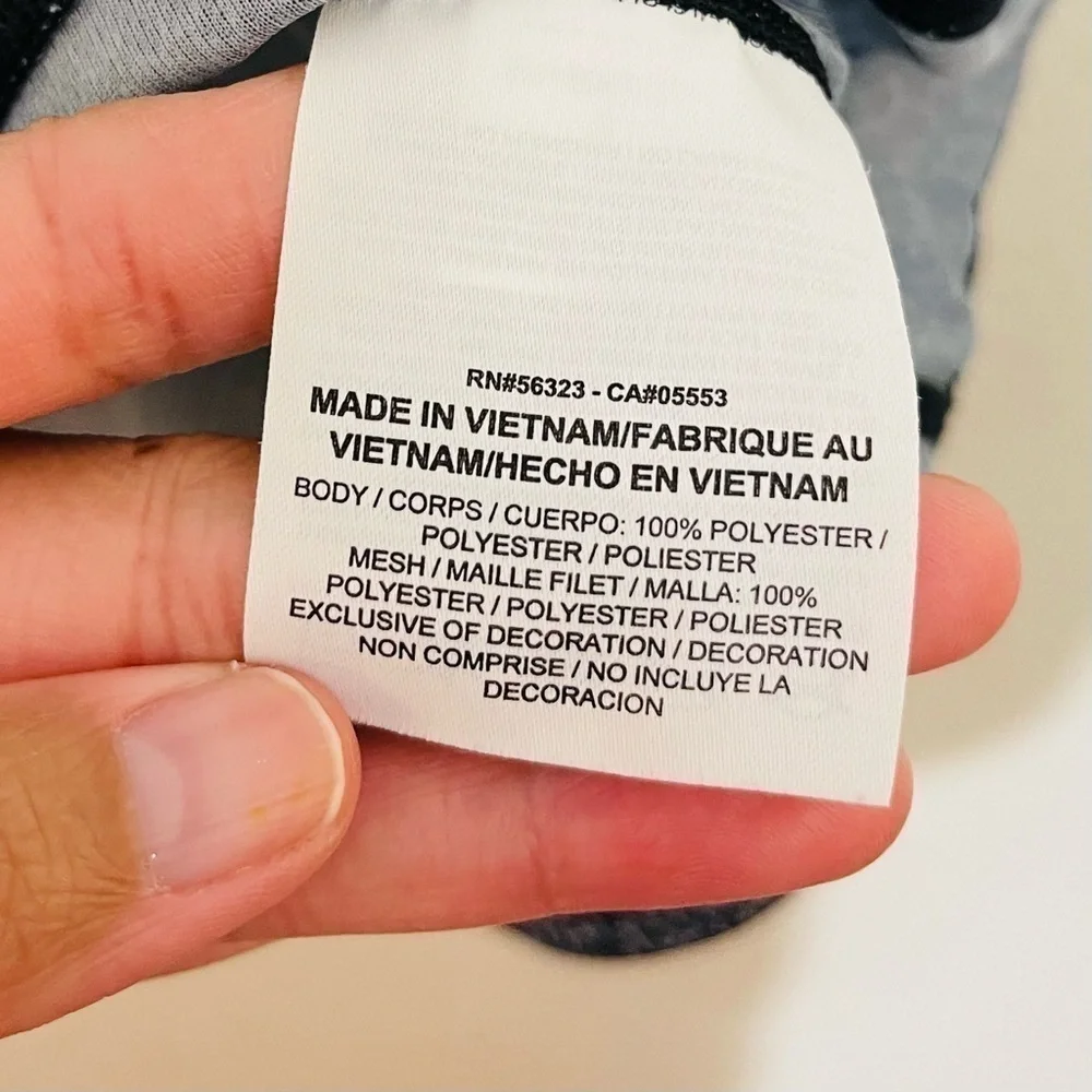 Nike Dri-Fit Active Tank Top Small Black/White